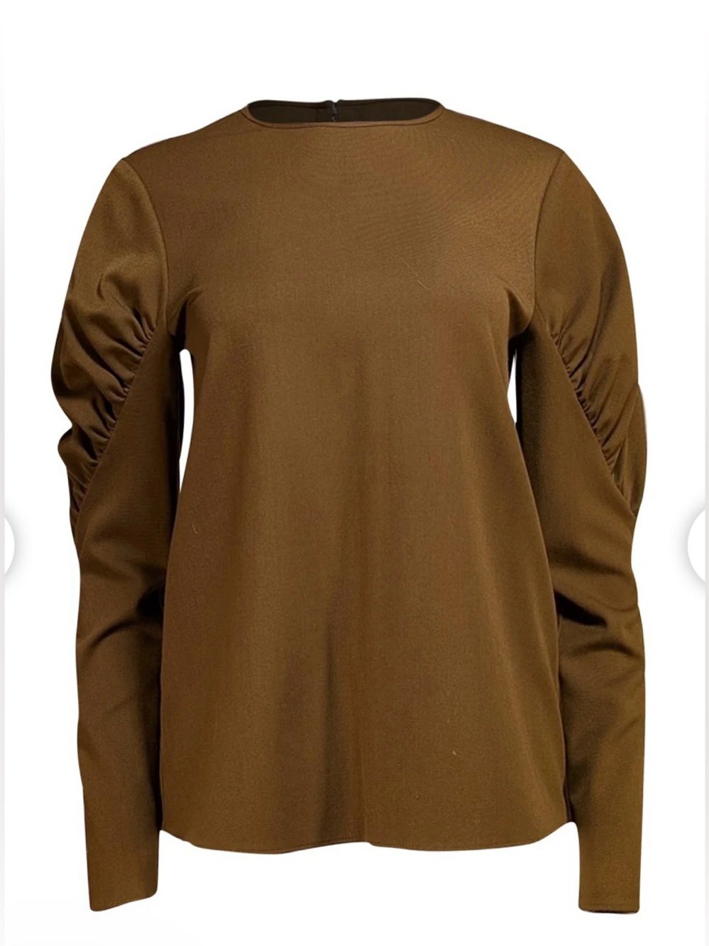 TIBI Twill Florence Top Green